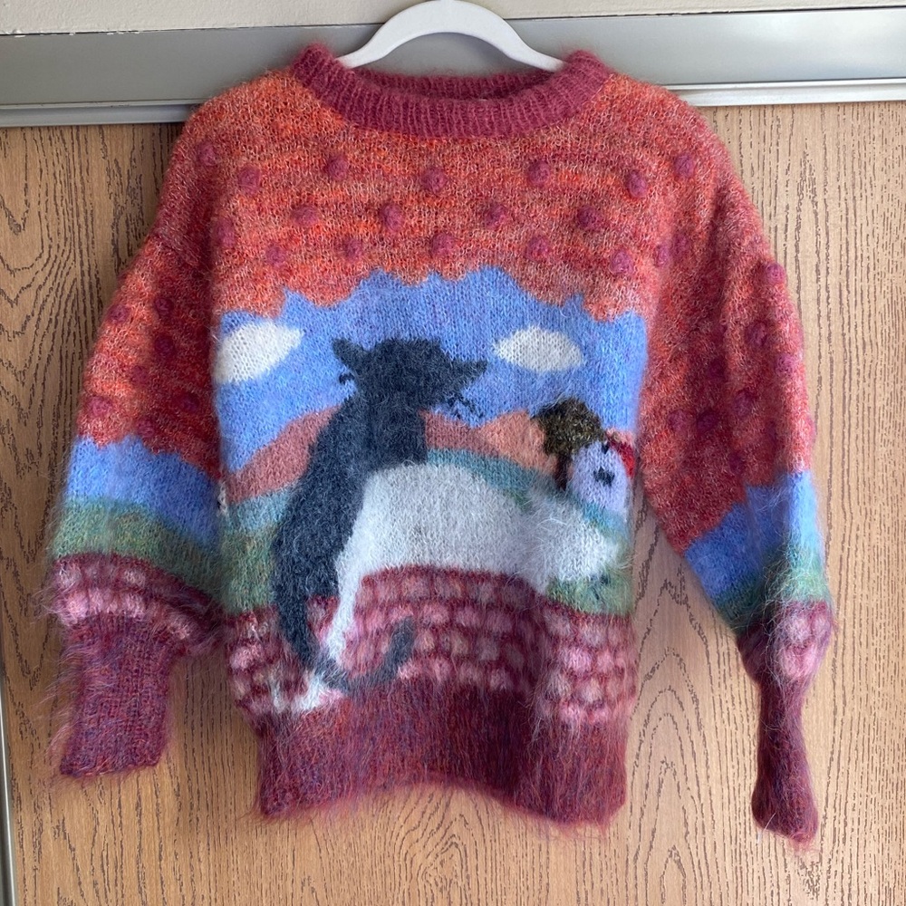 Vintage, Hand Knit Sweater